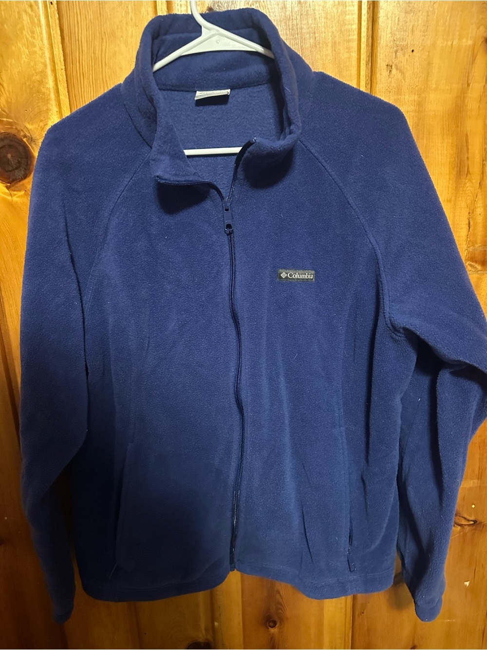 Columbia Royal Blue Fleece Jacket with Full Zip